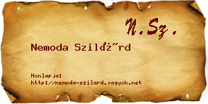 Nemoda Szilárd névjegykártya